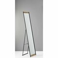 Homeroots Natural Wood Floor Mirror, 13.375 x 14.375 x 60.25 in. 372984